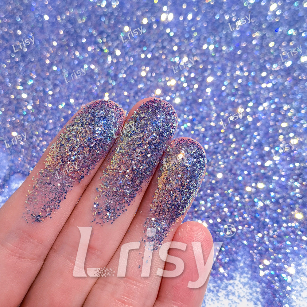 0.4mm Magic Blue To Purple Brightness Iridescent Glitter F337AR