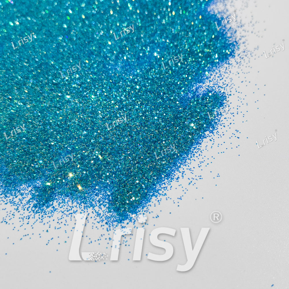 0.4mm Turquoise Green Brightness Iridescent Glitter F336AR