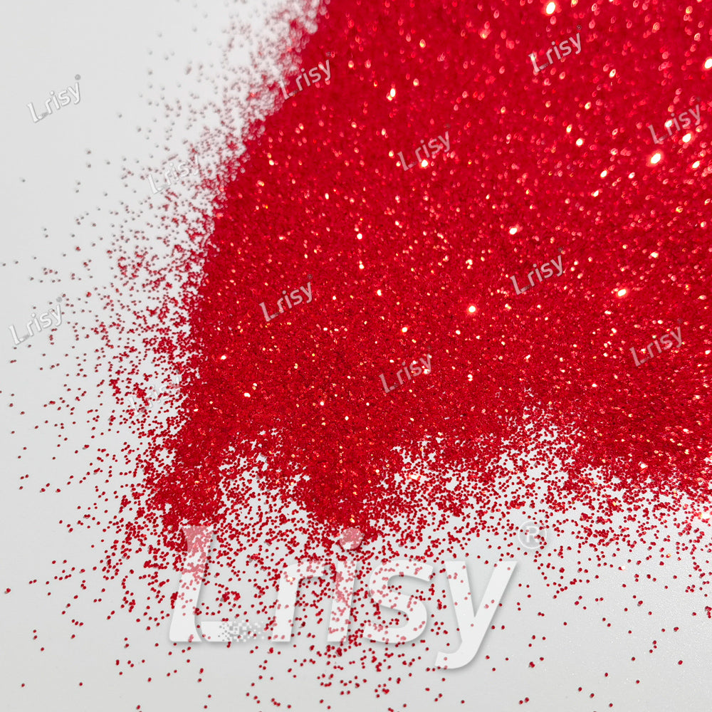 0.4mm Red Brightness Iridescent Glitter F338AR