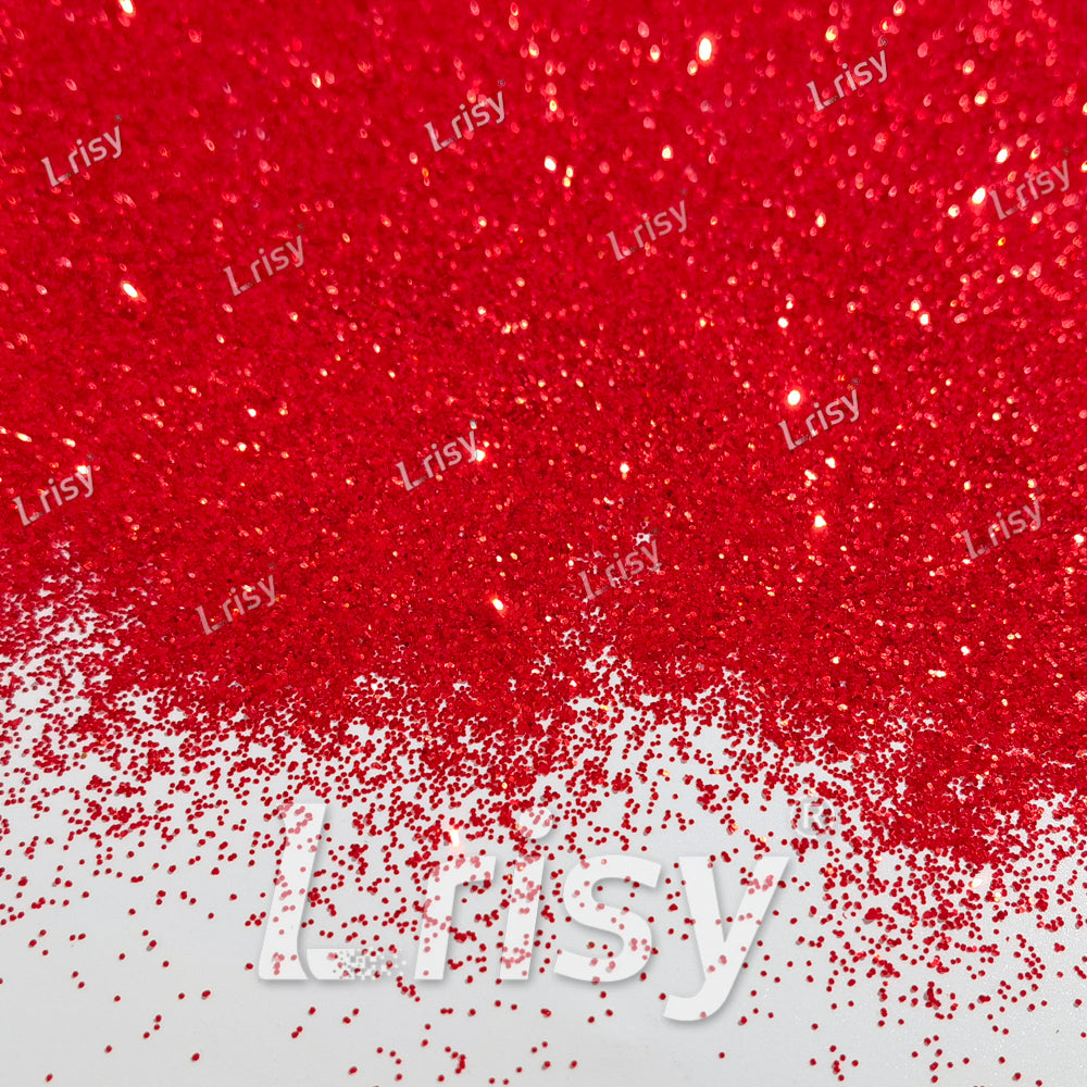 0.4mm Red Brightness Iridescent Glitter F338AR