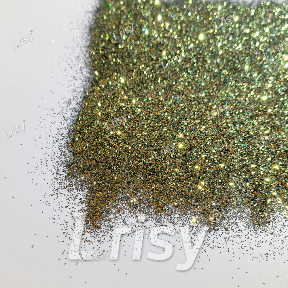 0.4mm Olive Green Brightness Iridescent Glitter F333AR
