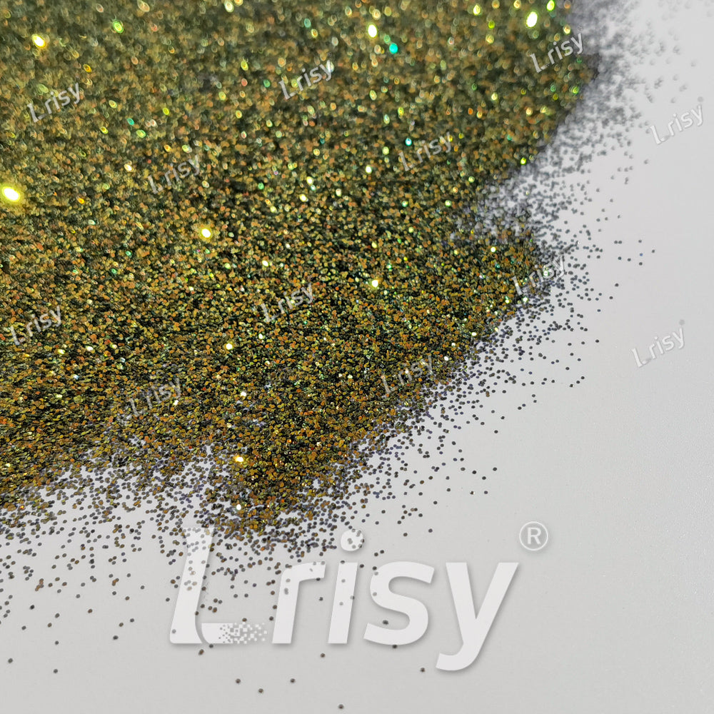 0.4mm Olive Green Brightness Iridescent Glitter F333AR