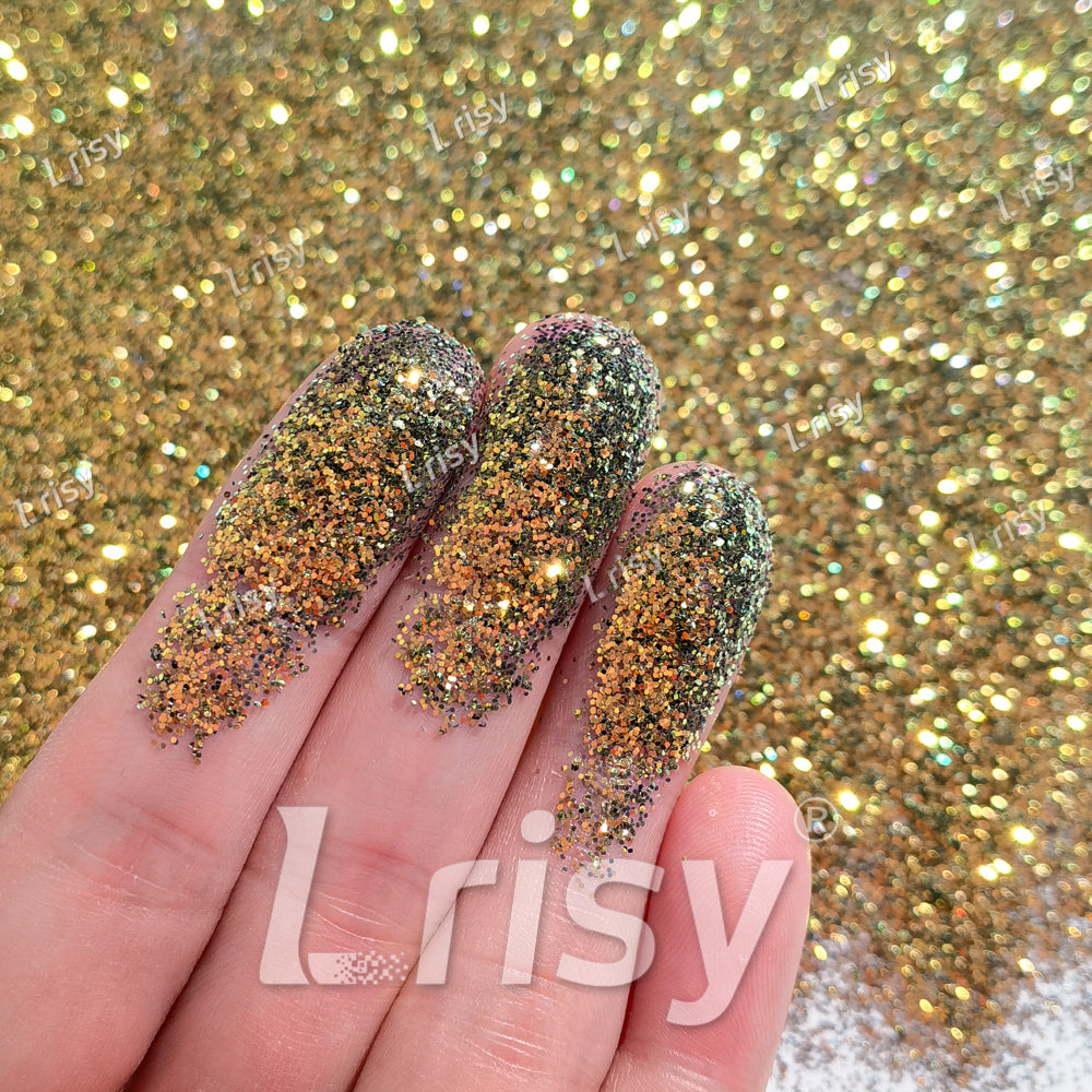 0.4mm Olive Green Brightness Iridescent Glitter F333AR