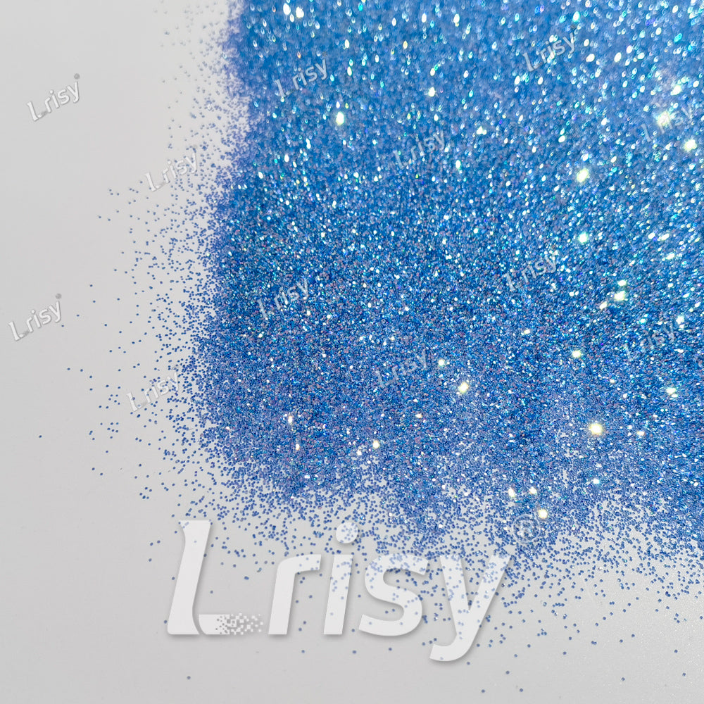 0.4mm Aqua Blue Brightness Iridescent Glitter F337R