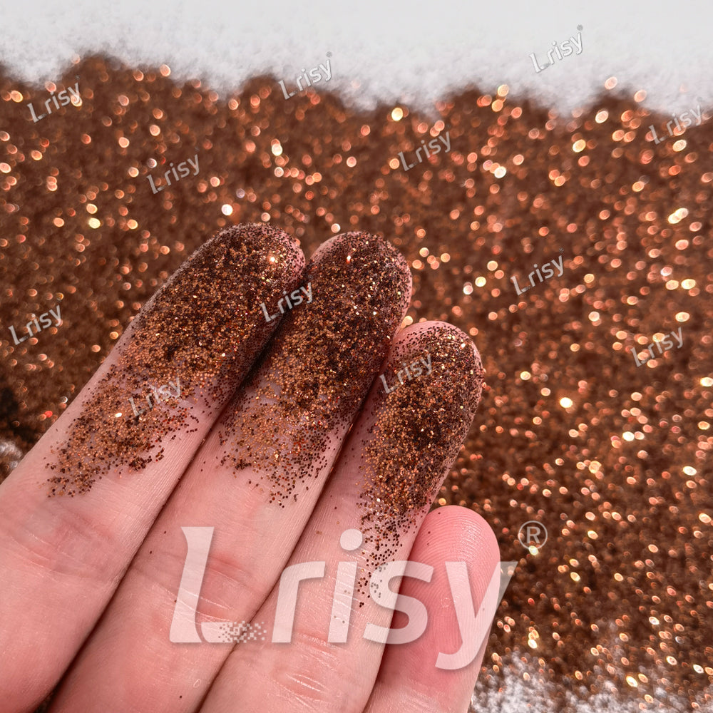 0.3mm Irish Light Brown (Coffee) Solid Color Glitter B0406