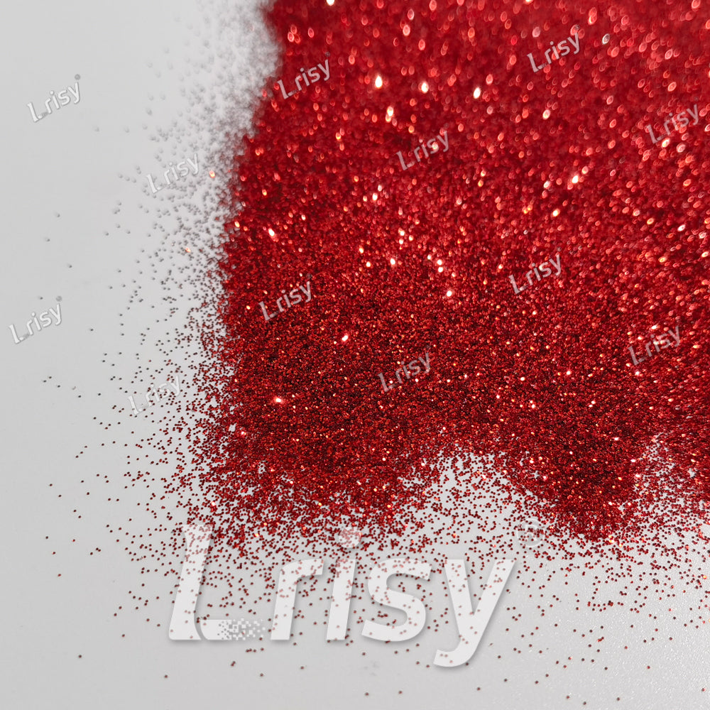 0.3mm Chinese Red Solid Color Glitter B0306