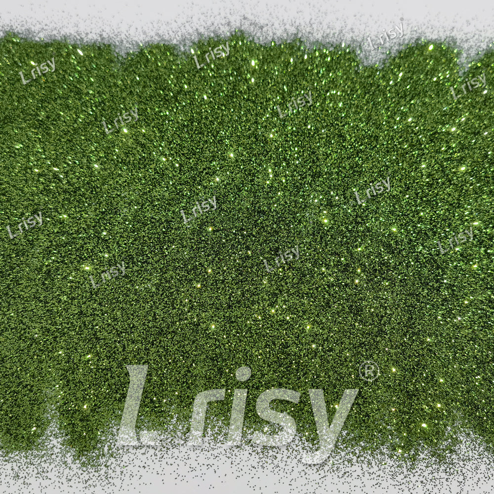 0.3mm Olive Green Solid Color Fine Glitter B0621