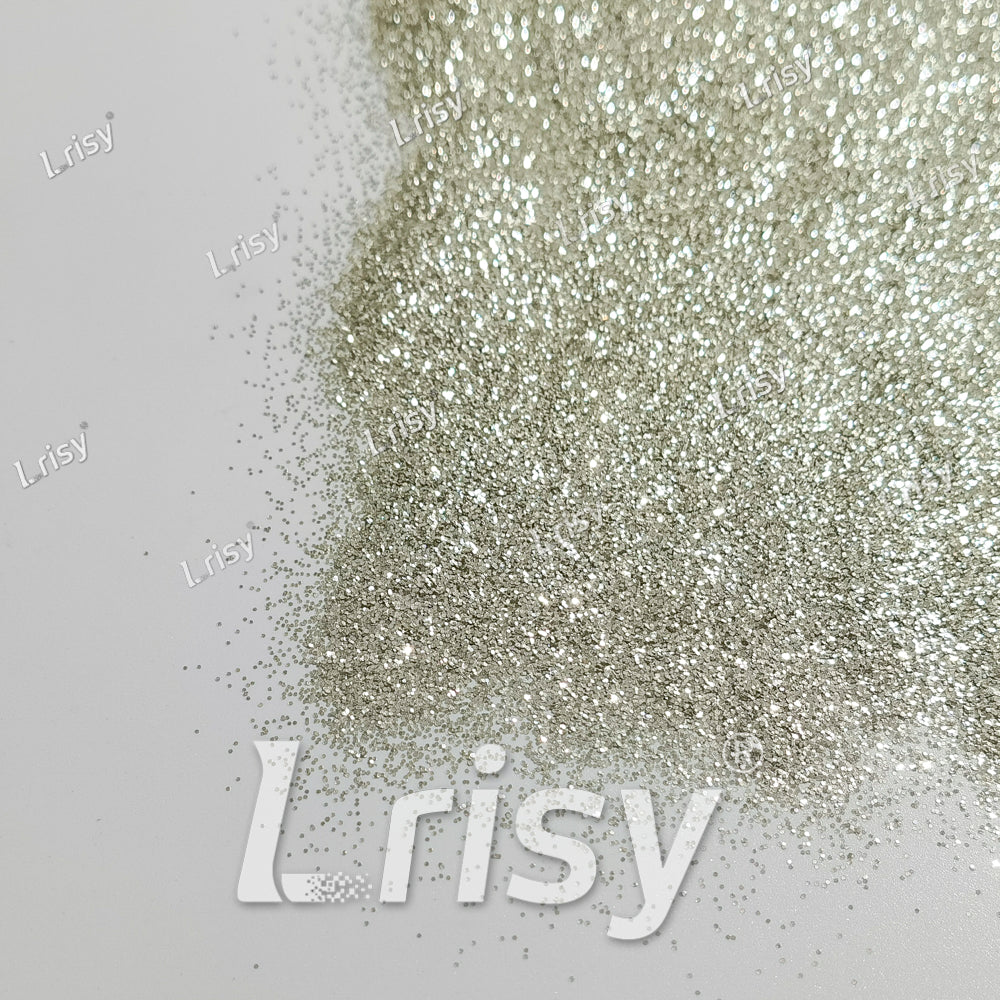 0.4mm Cream Solid Colored Matts Materials Glitter LRI-302