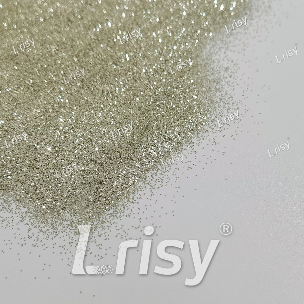 0.4mm Cream Solid Colored Matts Materials Glitter LRI-302
