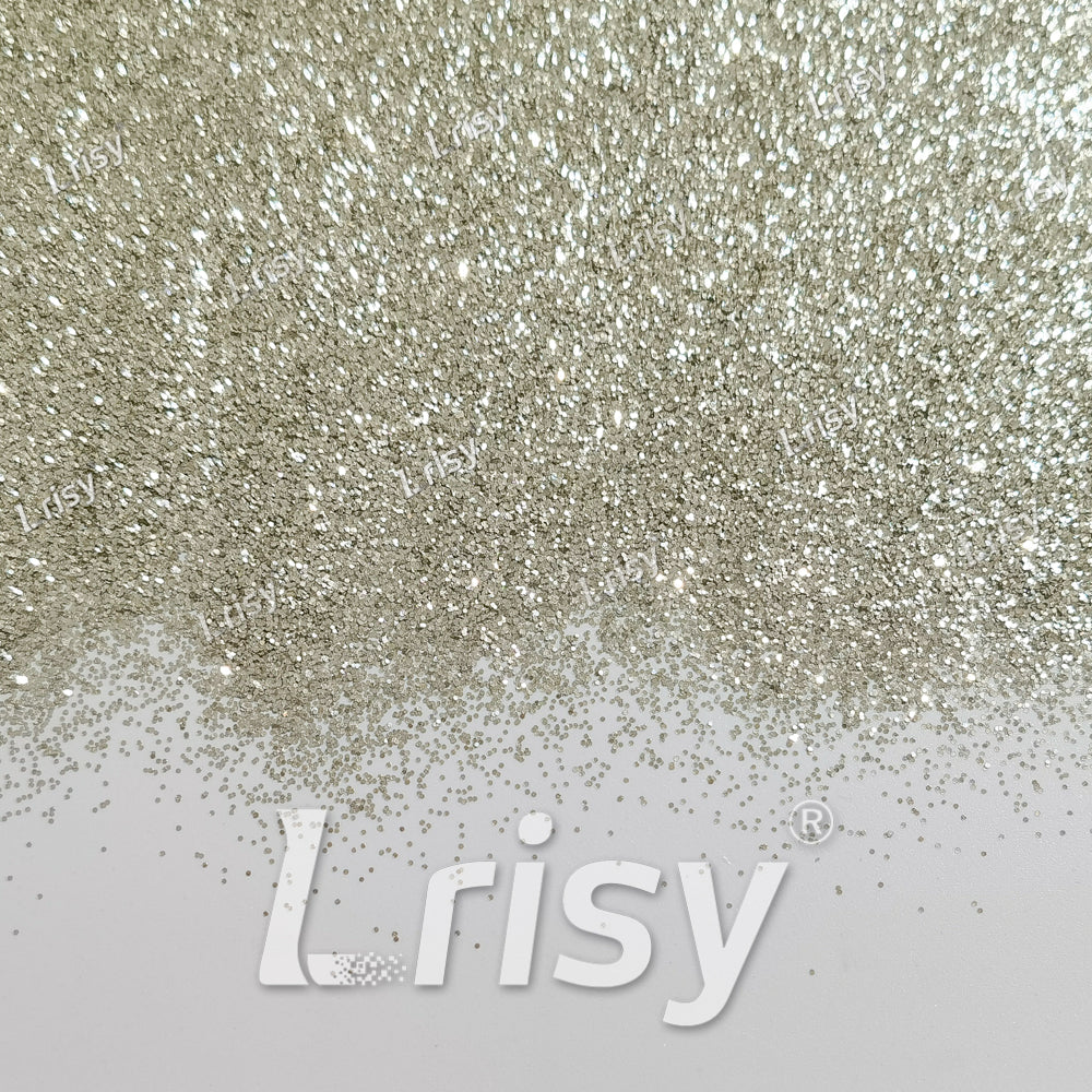 0.4mm Cream Solid Colored Matts Materials Glitter LRI-302
