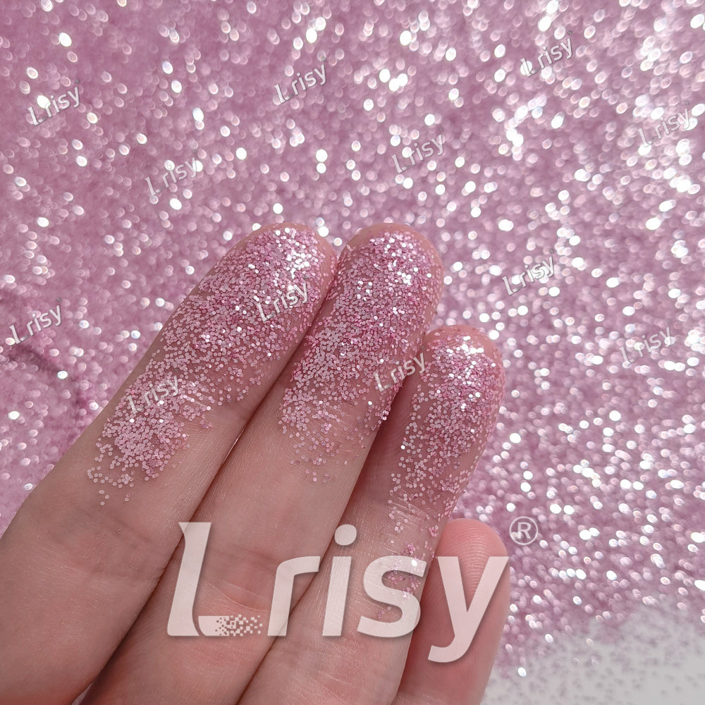 0.4mm Pearl Pink Solid Colored Matts Materials Glitter LRI-310