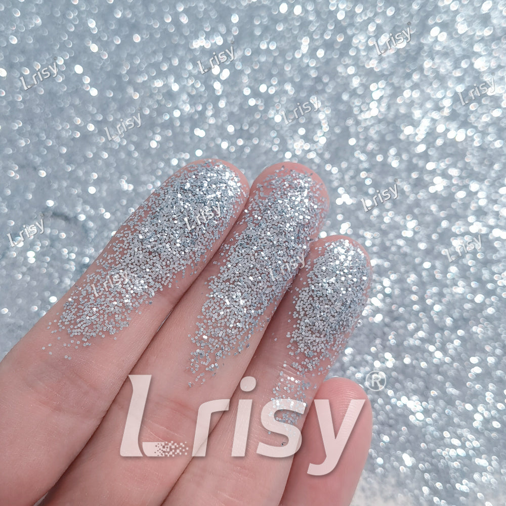 0.4mm Ice Blue Solid Colored Matts Materials Glitter LRI-314