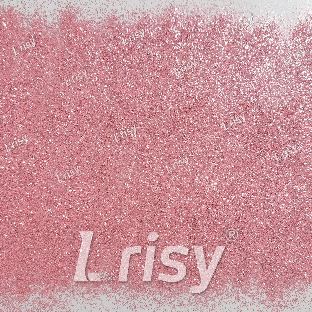0.4mm Rose Pink Solid Colored Matts Materials Glitter LRI-308