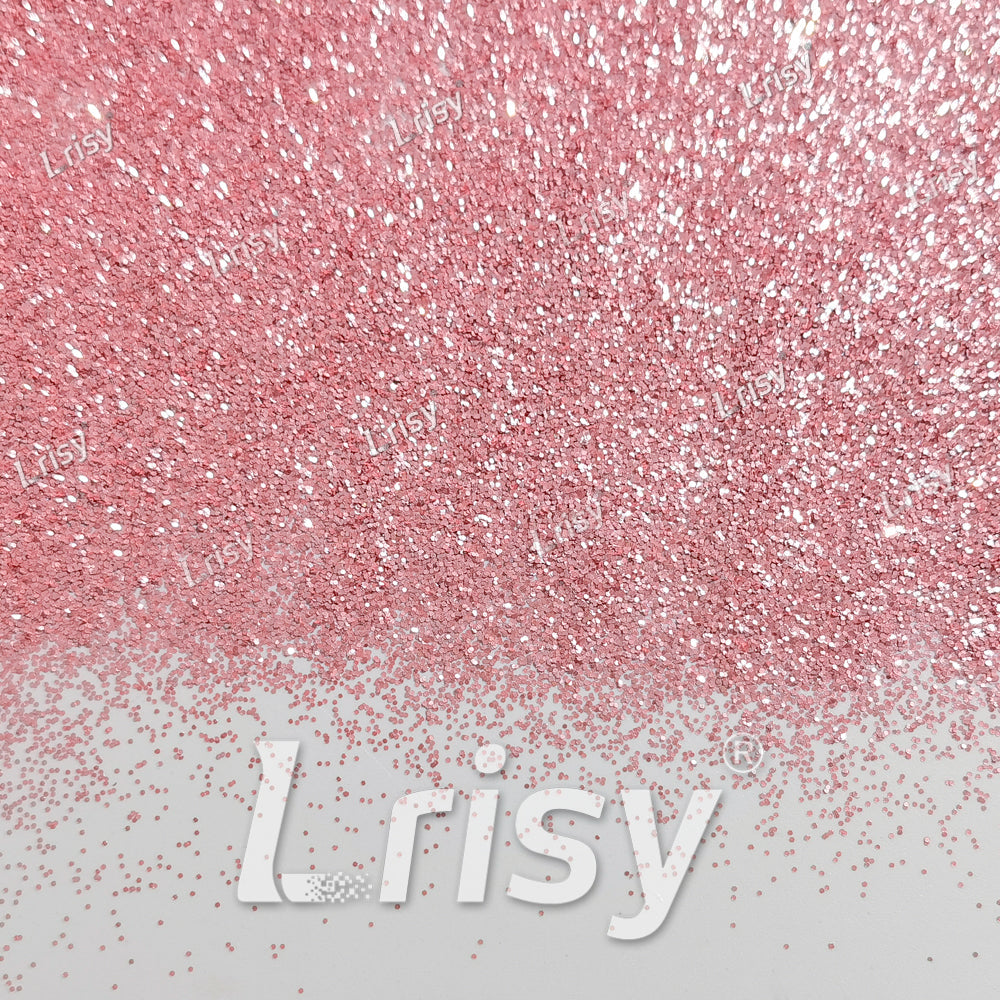 0.4mm Rose Pink Solid Colored Matts Materials Glitter LRI-308