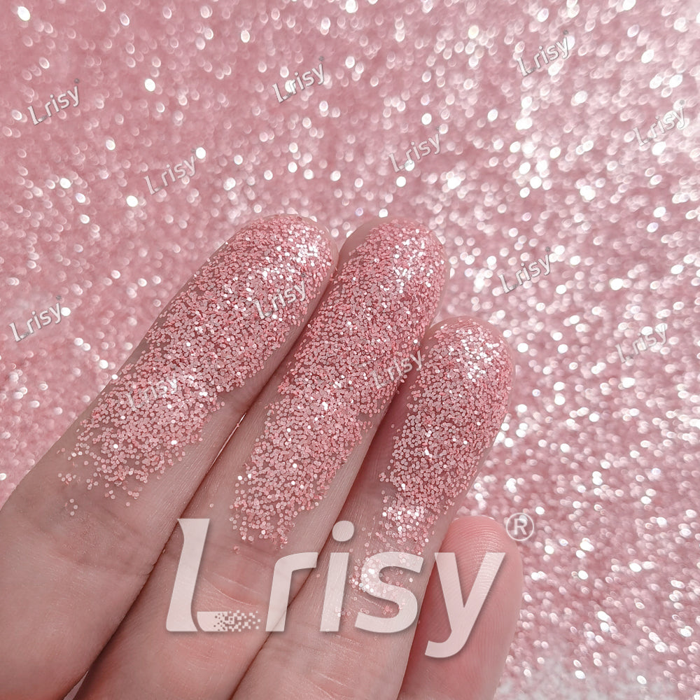 0.4mm Rose Pink Solid Colored Matts Materials Glitter LRI-308
