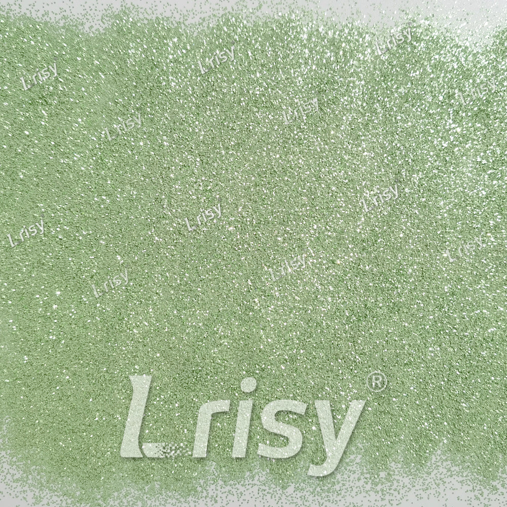 0.4mm Lemon Green Solid Colored Matts Materials Glitter LRI-312