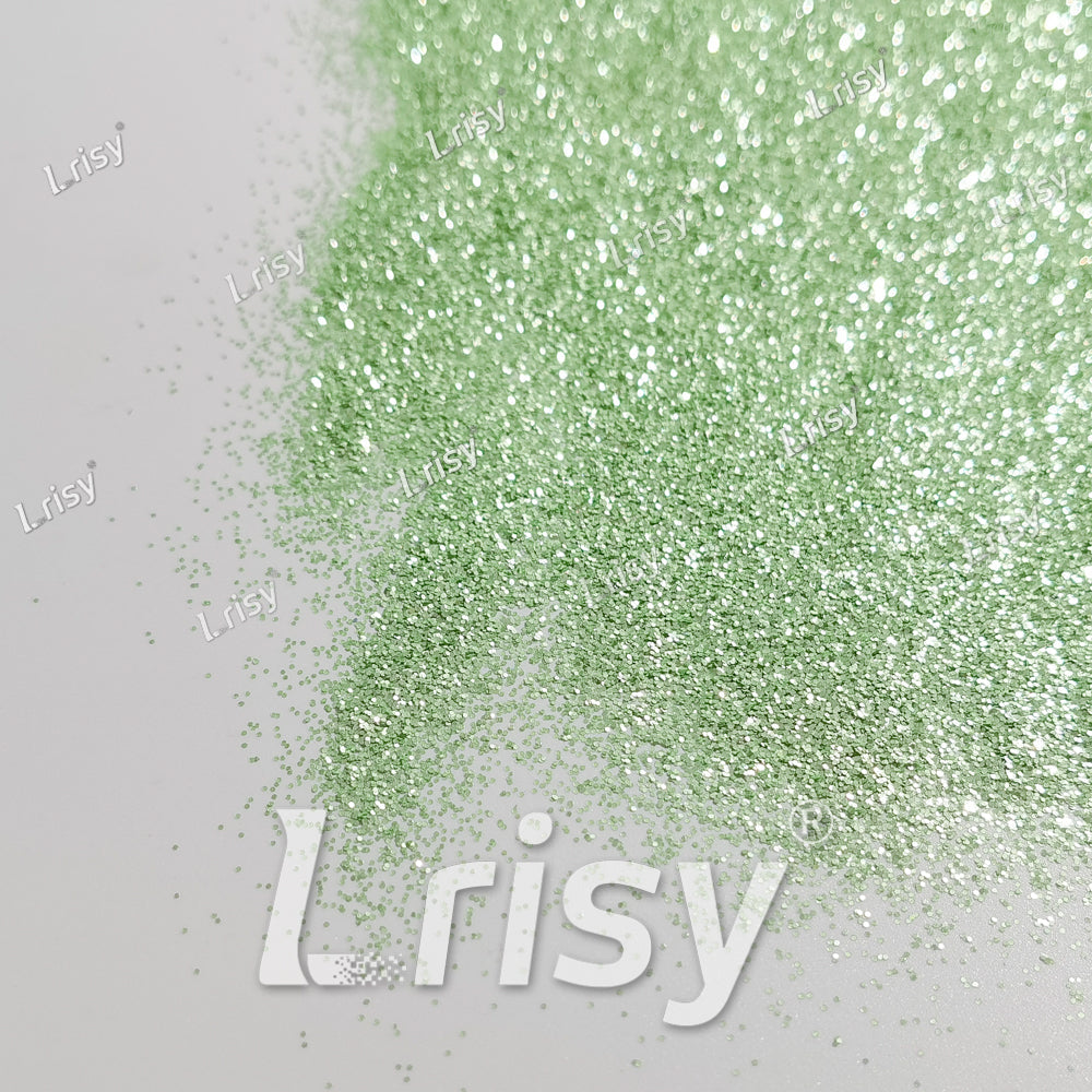 0.4mm Lemon Green Solid Colored Matts Materials Glitter LRI-312