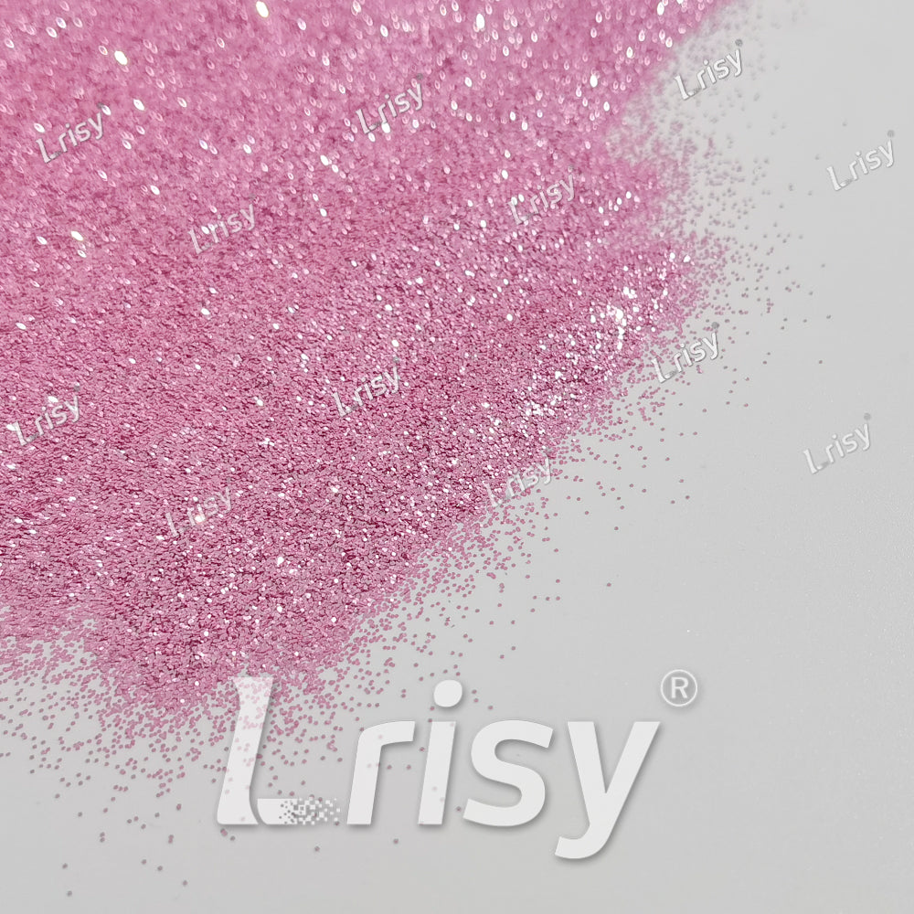 0.4mm Carnation Pink Solid Colored Matts Materials Glitter LRI-311
