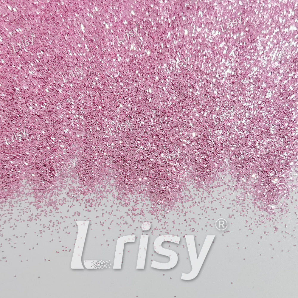 0.4mm Carnation Pink Solid Colored Matts Materials Glitter LRI-311