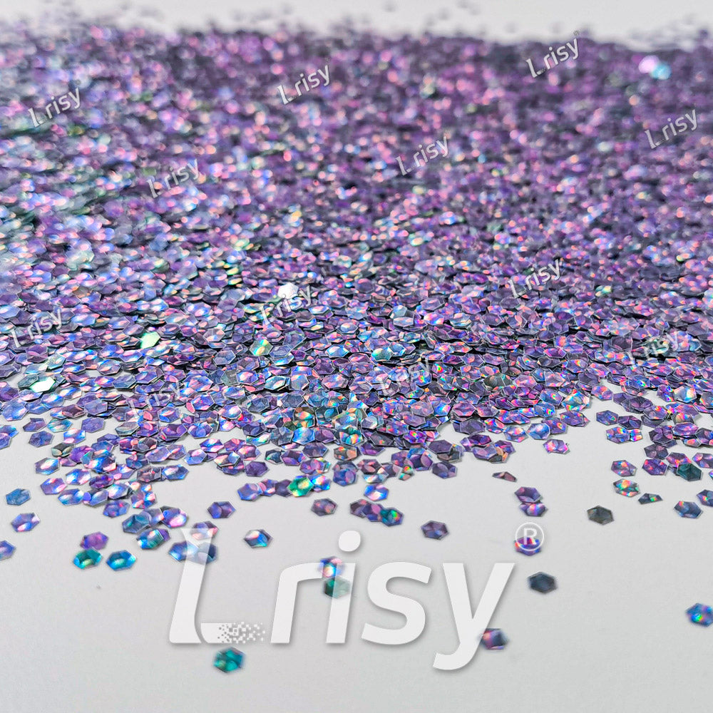 2.5mm Holographic & Color Shift Emerald Green Chunky Glitter Dream Stone LAD09