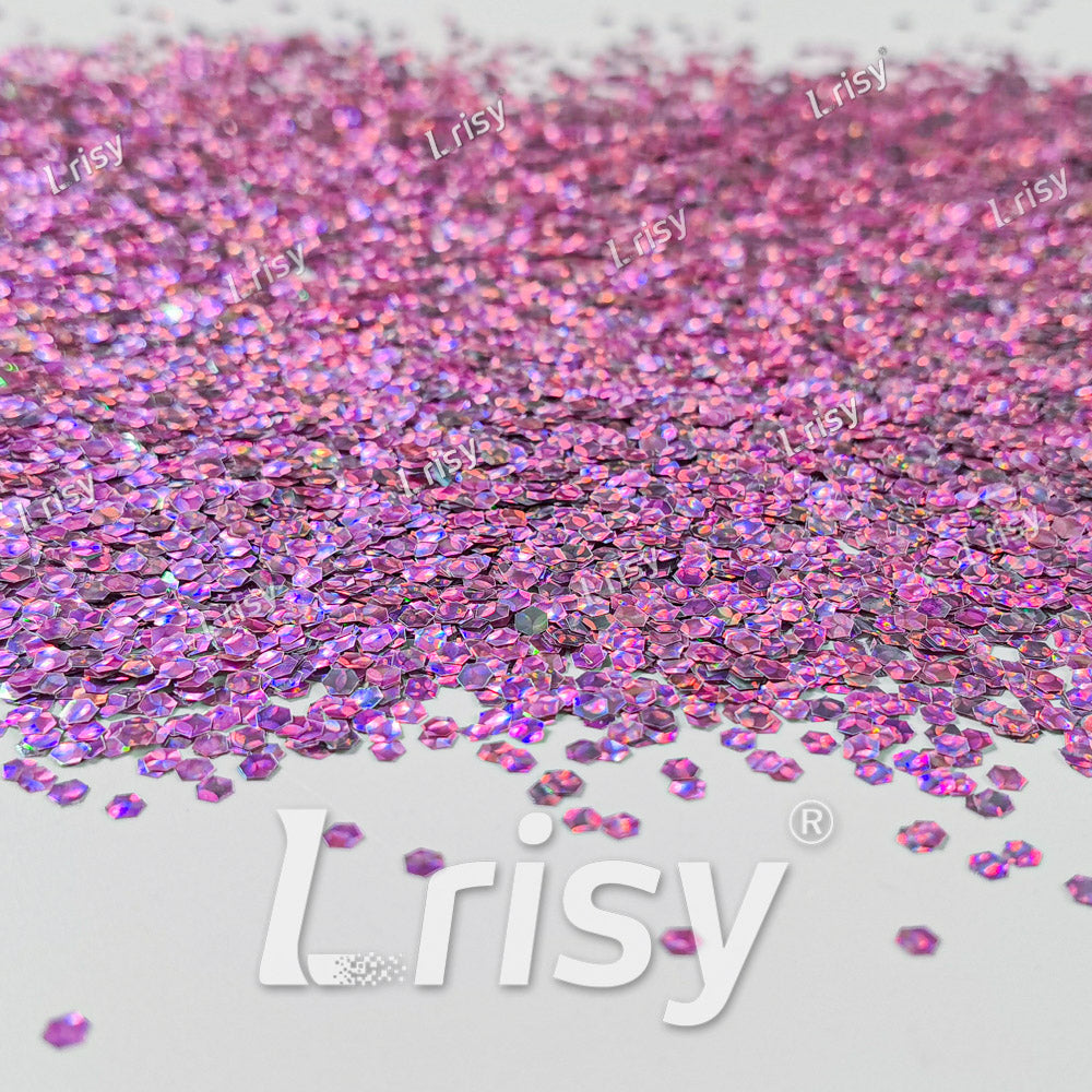 2.5mm Holographic & Color Shift Neon Blue Chunky Glitter Dream Stone LAD12