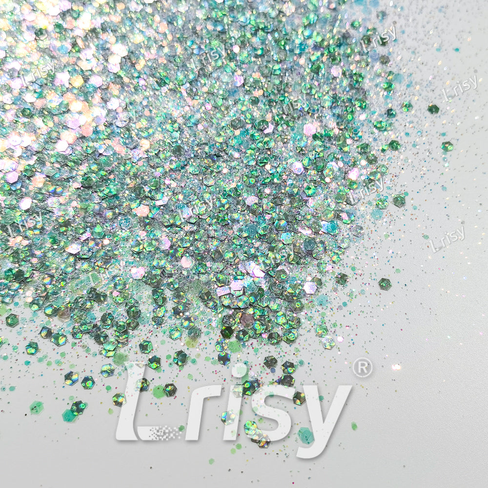 Custom Mixed Iridescent Glitter MIX084 (By KC)
