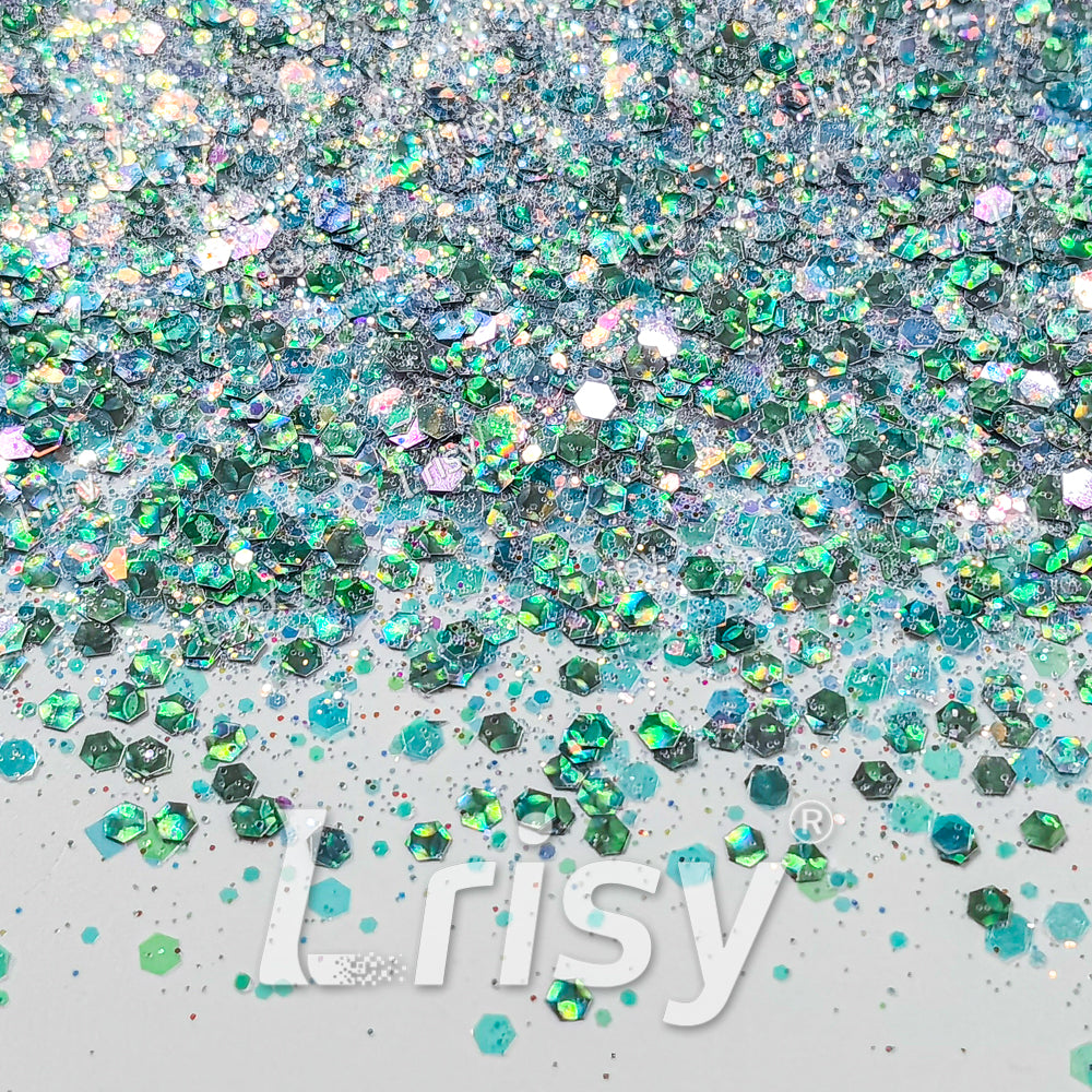 Custom Mixed Iridescent Glitter MIX084 (By KC)