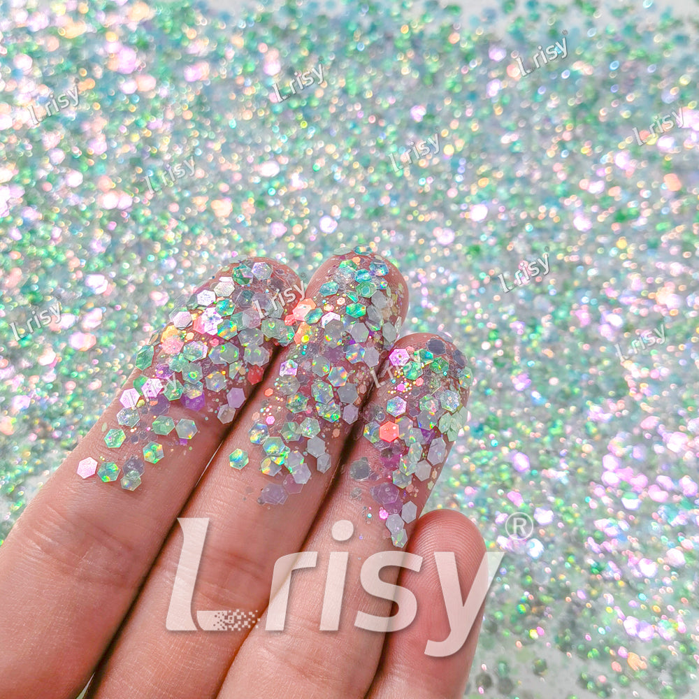 Custom Mixed Iridescent Glitter MIX084 (By KC)