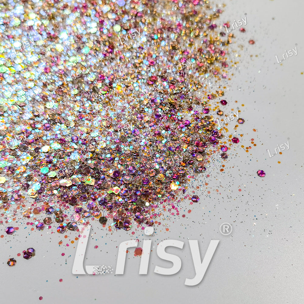 Custom Mixed Iridescent Glitter MIX082 (By KC)
