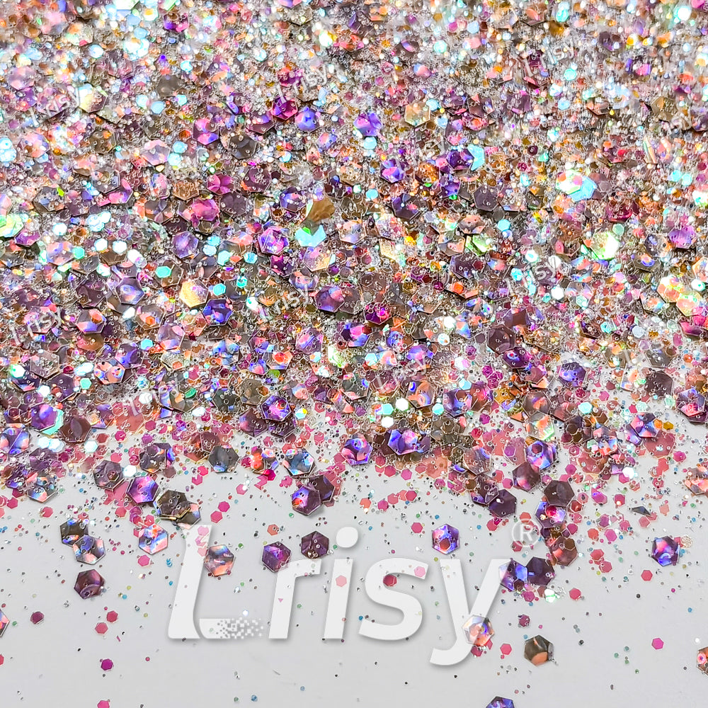 Custom Mixed Iridescent Glitter MIX082 (By KC)