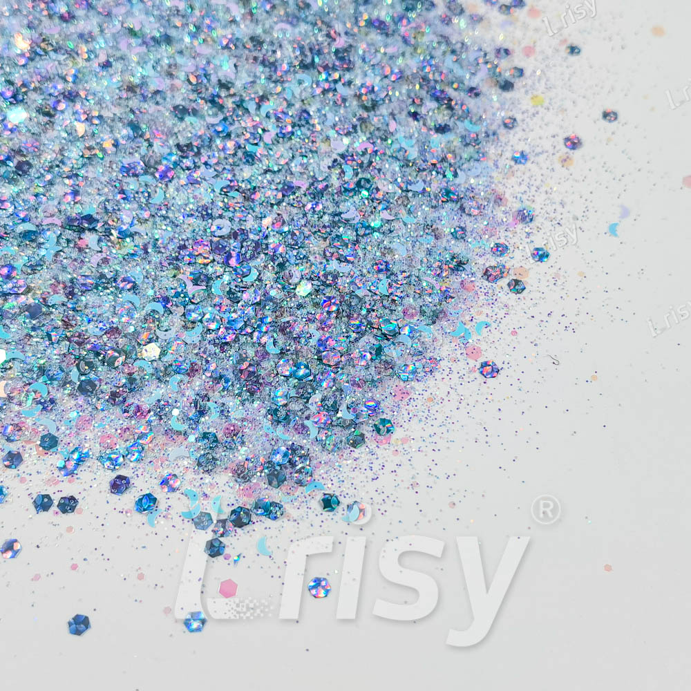 Froze-Colored Glasses Custom Mixed Glitter WAL922 (By meriiodoc)