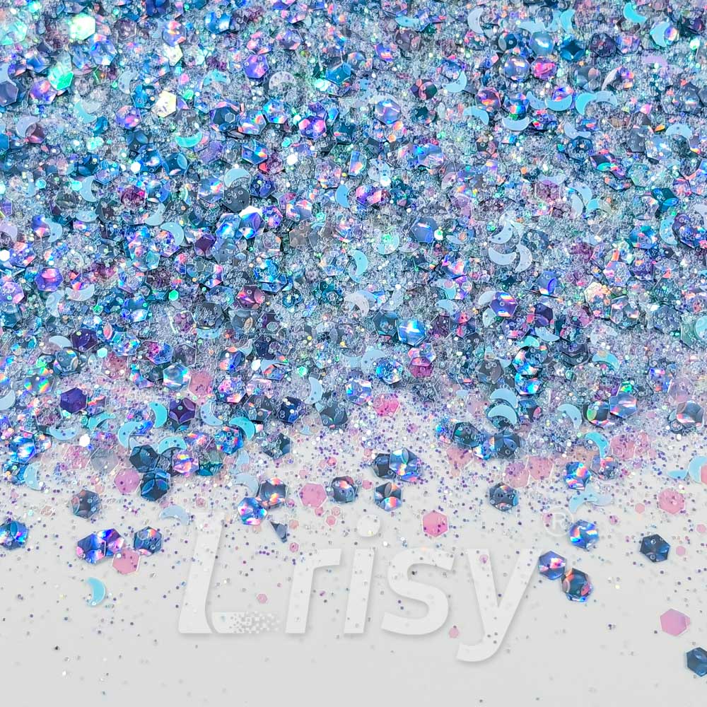 Froze-Colored Glasses Custom Mixed Glitter WAL922 (By meriiodoc)