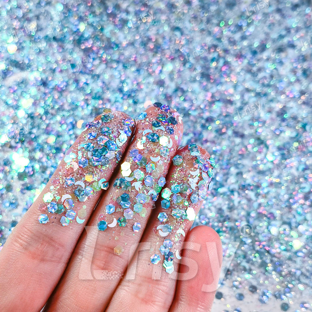 Froze-Colored Glasses Custom Mixed Glitter WAL922 (By meriiodoc)