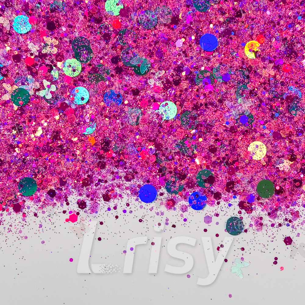 Spring Sky Custom Mixed Glitter WAL926 (By squidbrains)