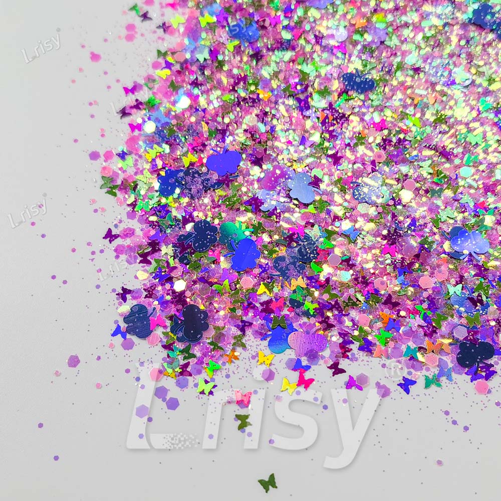 Butterfly Magic Custom Mixed Glitter WAL931 (By comedic_crafts)