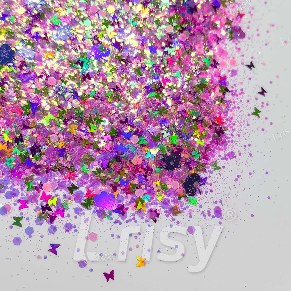 Butterfly Magic Custom Mixed Glitter WAL931 (By comedic_crafts)