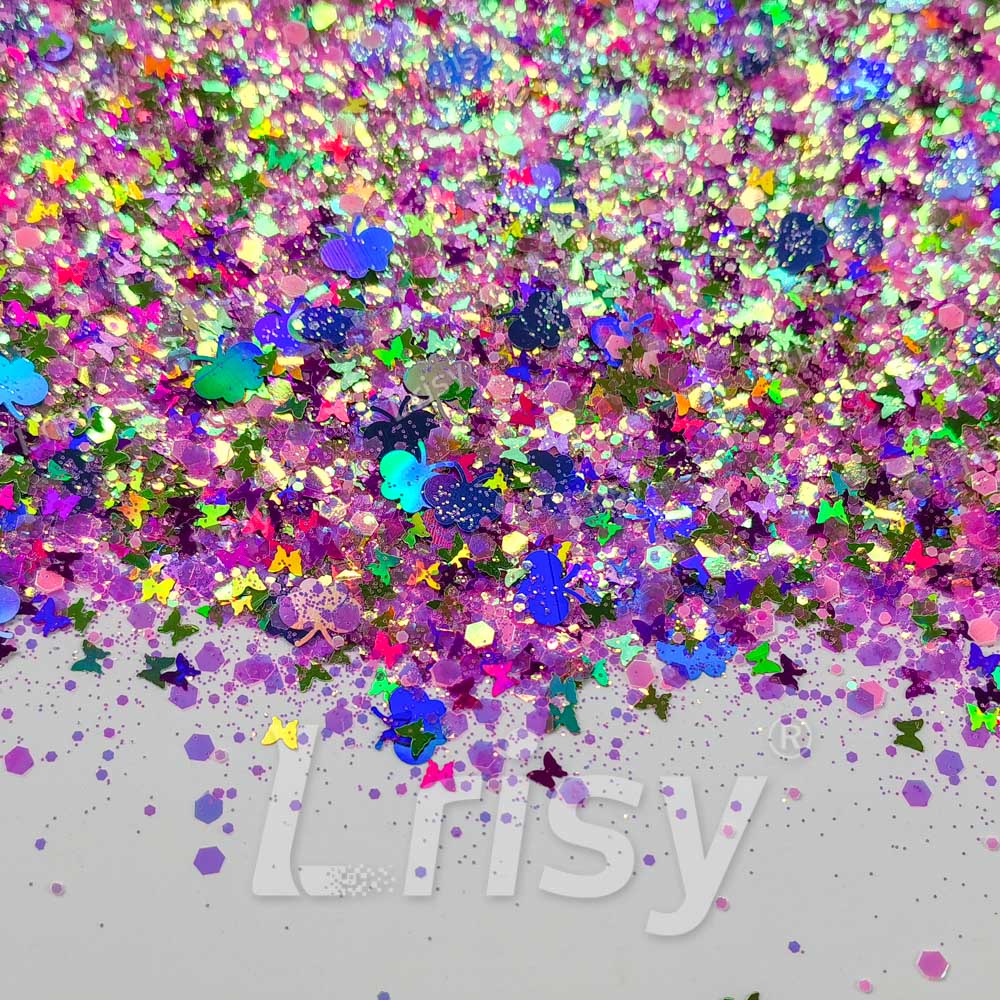 Butterfly Magic Custom Mixed Glitter WAL931 (By comedic_crafts)