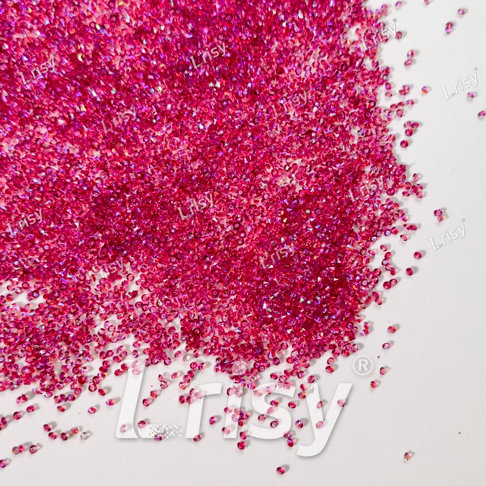 0.8-1mm Phantom Fuchsia Pointed Back Rhinestones PRS125