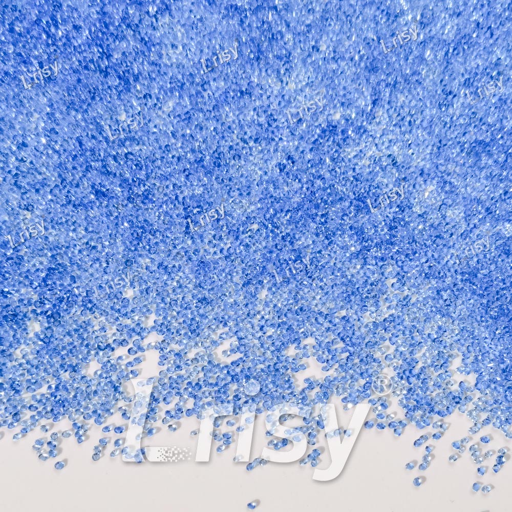 0.8-1mm Light Blue Pointed Back Rhinestones PRS003