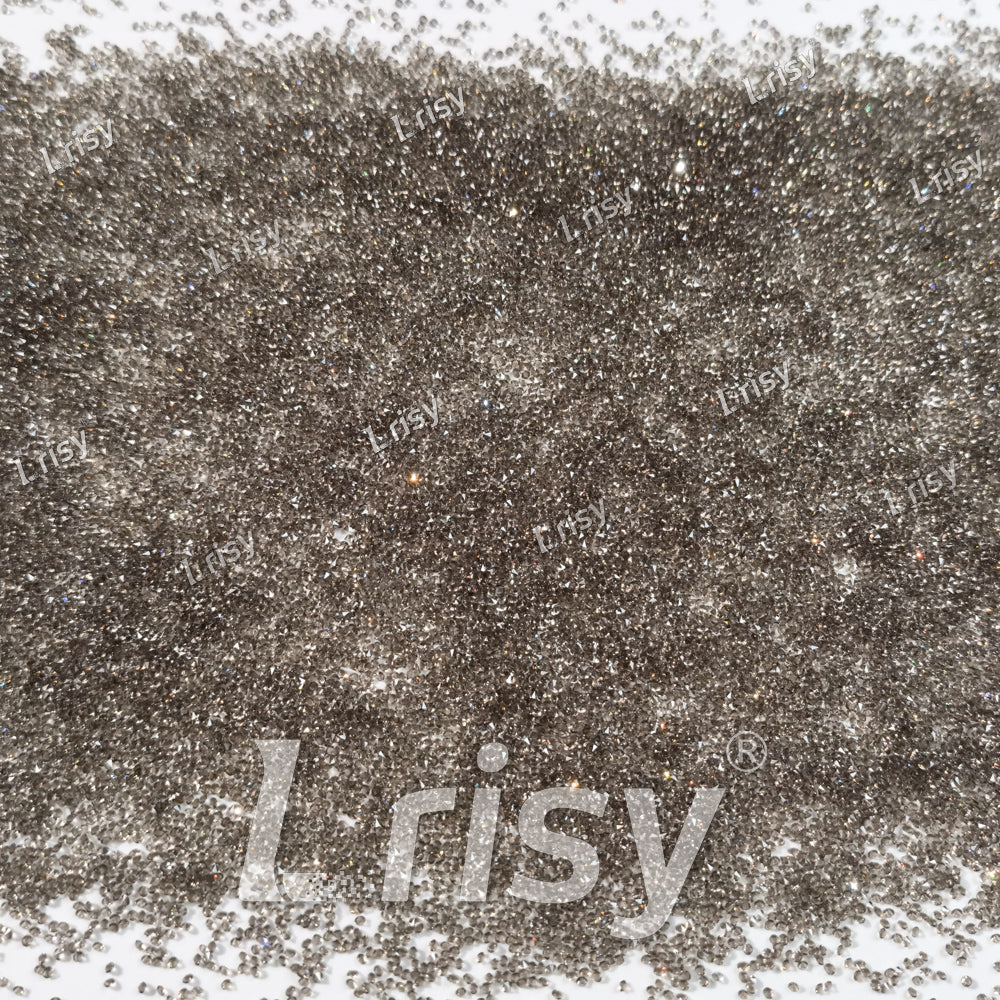 0.8-1mm Grey Pointed Back Rhinestones PRS021