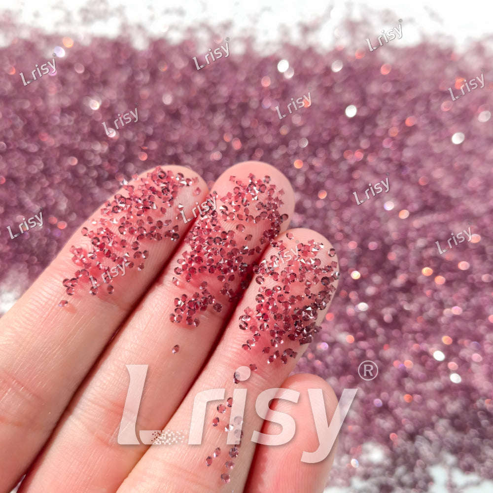 0.8-1mm Light Purple Pointed Back Rhinestones PRS010