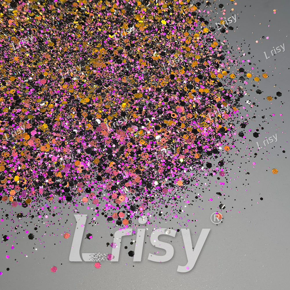 Reflect Light At Night Pink General Mixed Glitter WP-LJ322