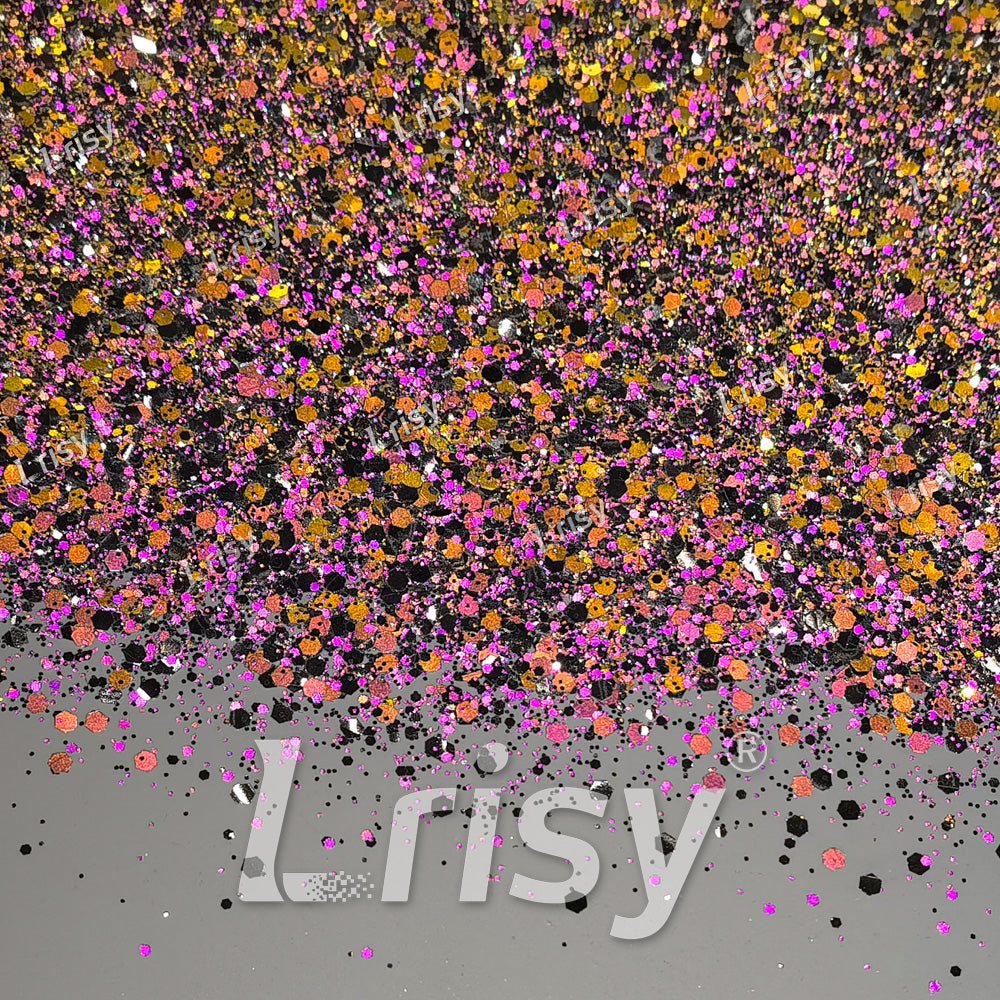 Reflect Light At Night Pink General Mixed Glitter WP-LJ322