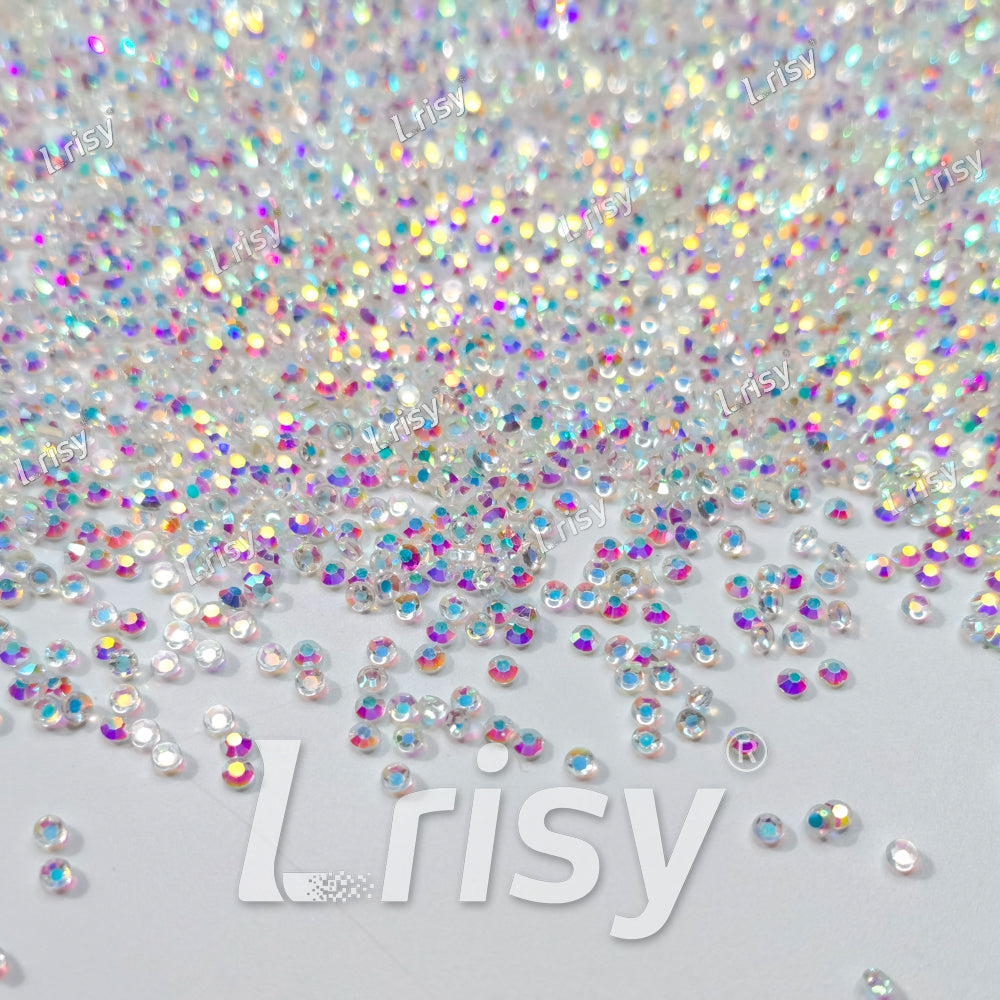 1.9-2.1mm Dream Blue Crystal Flat back Rhinestones FBRS043