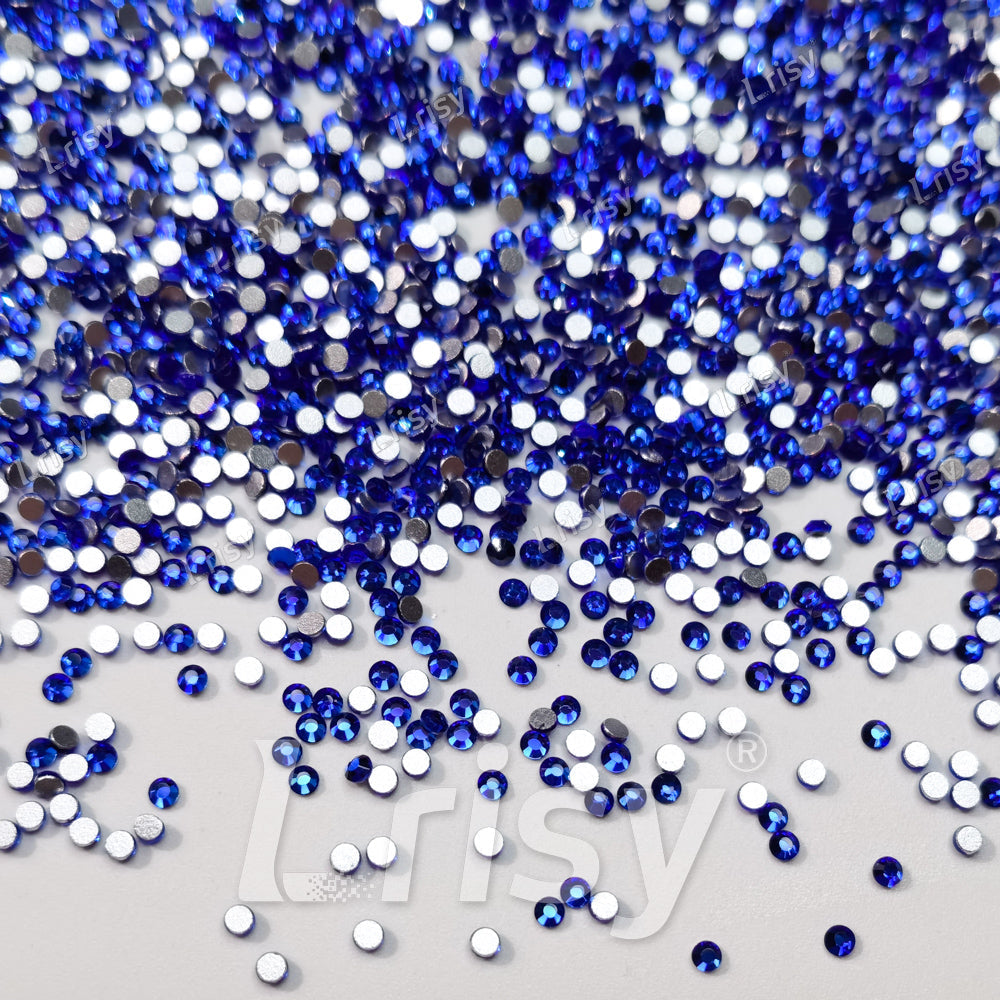 1.9-2.1mm Deep Blue Flat back Rhinestones FBRS002