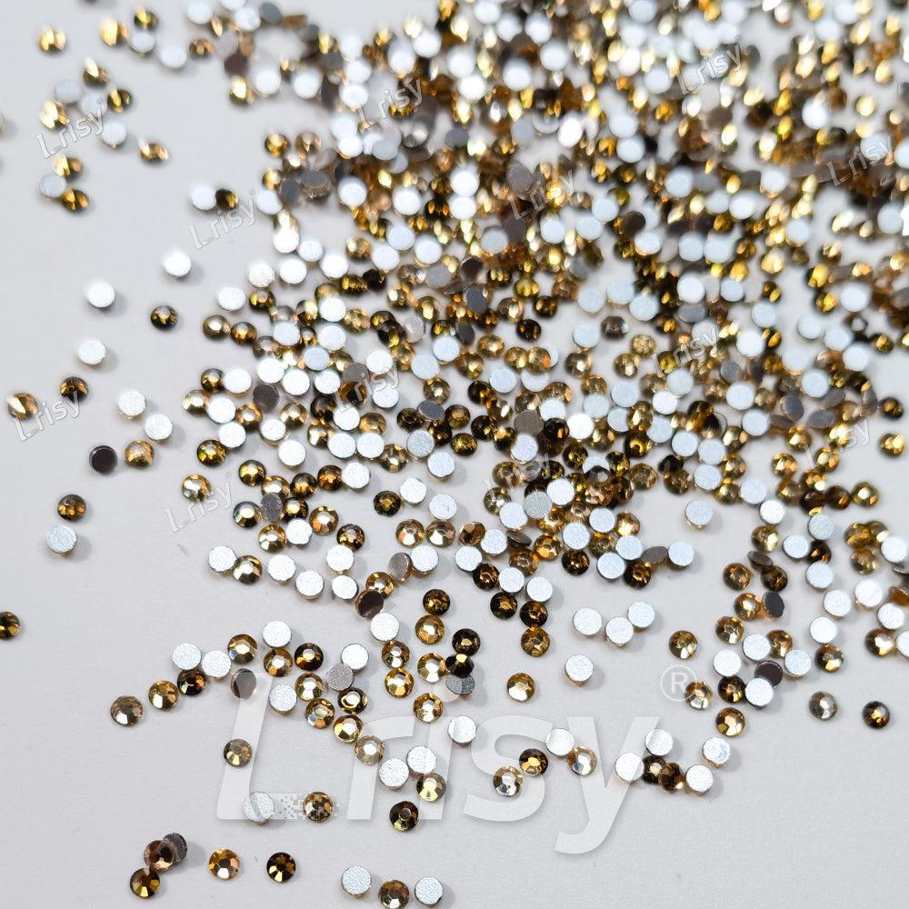 1.9-2.1mm Crystal Yellow Flat back Rhinestones FBRS015