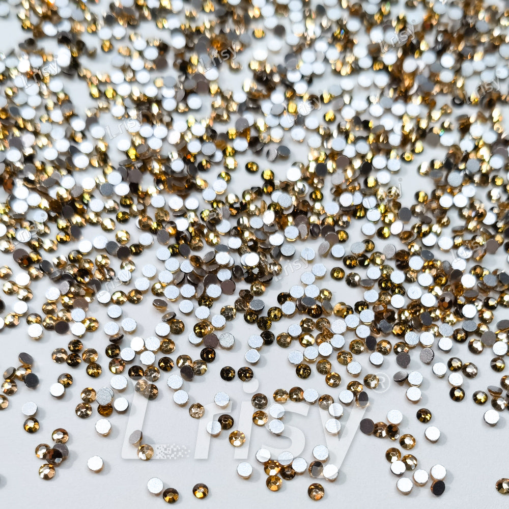 1.9-2.1mm Crystal Yellow Flat back Rhinestones FBRS015