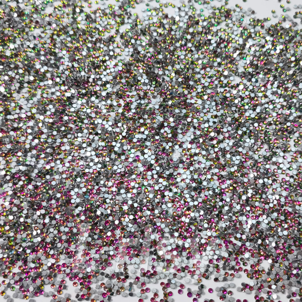 Changing Flame Crystal Transparent Flat Back Rhinestones FBRS032