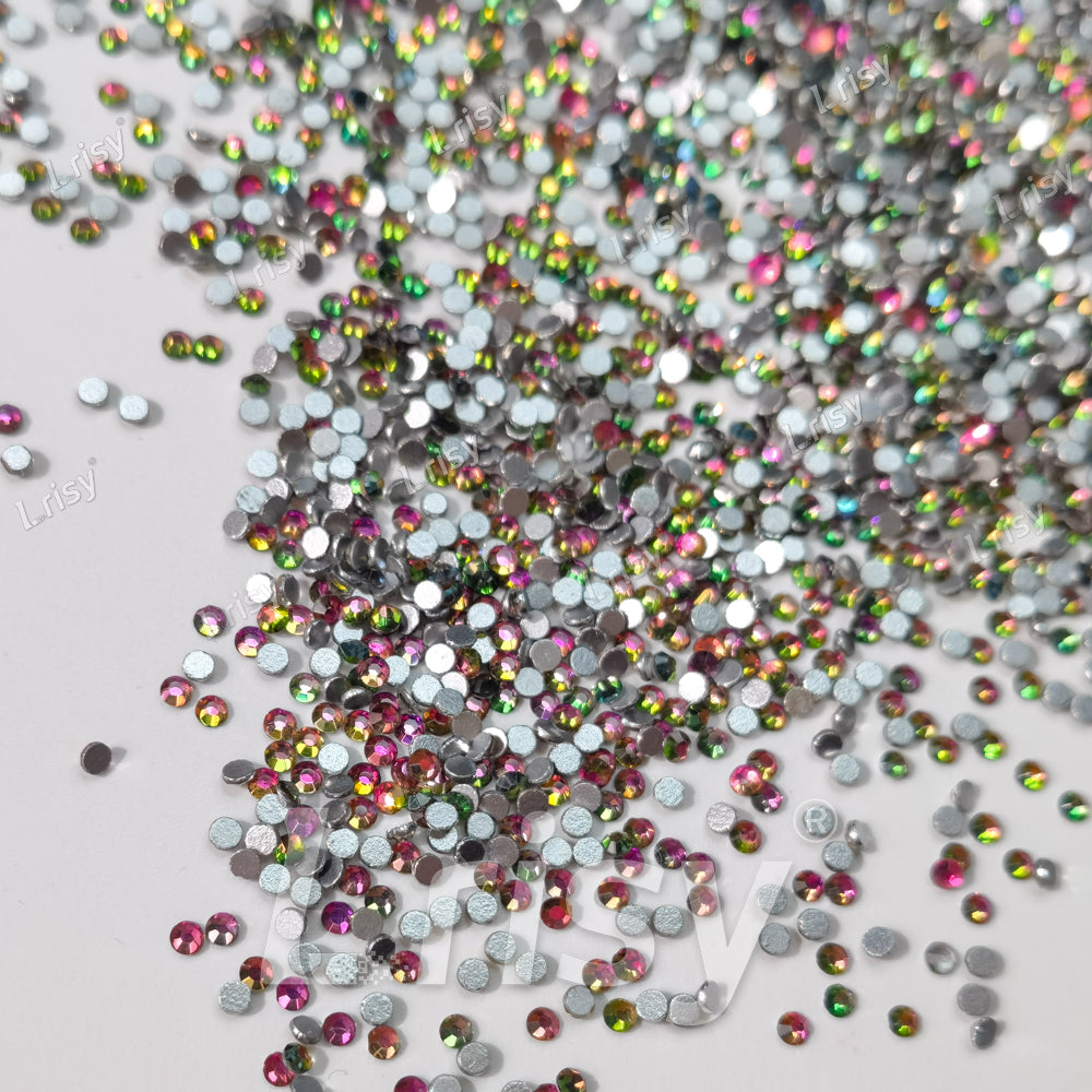 1.9-2.1mm Changing Flame Flat back Rhinestones FBRS032