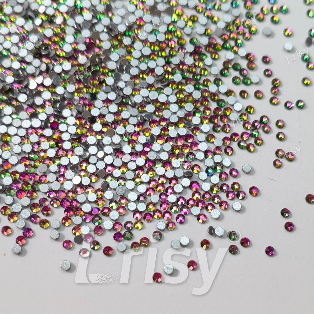 1.9-2.1mm Changing Flame Flat back Rhinestones FBRS032